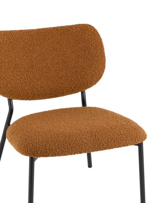 Кресло лаунж Jamie горчичный