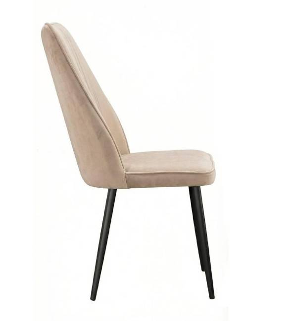 Стул DikLine 327 поворотный B03 BEIGE, ножки черные