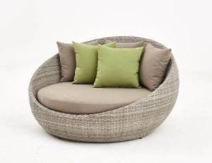 Лаунж-диван плетеный Shell Ø1450х840 мм