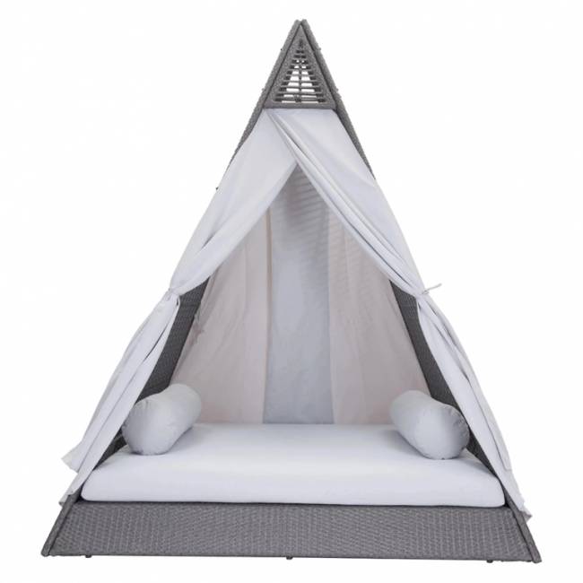 Лаунж-лежак плетеный Modern 2000х2000х2600 мм