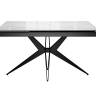 Стол DikLine DKS140 керамика Carrara Gloss (мрамор глянец белый), подстолье черное, опоры черные (2уп.) Стол DikLine DKS140 керамика Carrara Gloss (мрамор глянец белый), подстолье черное, опоры черные (2уп.)