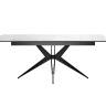 Стол DikLine DKS140 керамика Carrara Gloss (мрамор глянец белый), подстолье черное, опоры черные (2уп.) Стол DikLine DKS140 керамика Carrara Gloss (мрамор глянец белый), подстолье черное, опоры черные (2уп.)