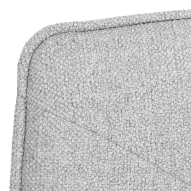 Кресло лаунж Cosmo/Космо велюр/букле (HYP)/экокожа, светло-серый/графит серый велюр/букле (HYP)/экокожа