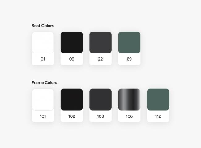 Стул пластиковый Yugo-S черный 488х523х783 мм