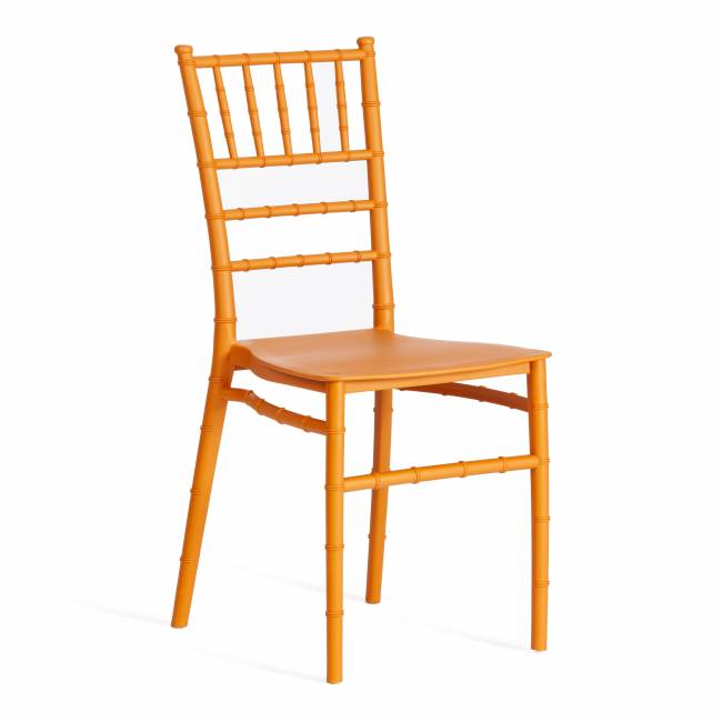 Стул CHAVARI (mod. 101) пластик, 40.5 х 49 х 88.5 см, Golden (Золотой)  (Комплект из 2 шт.) золото пластик