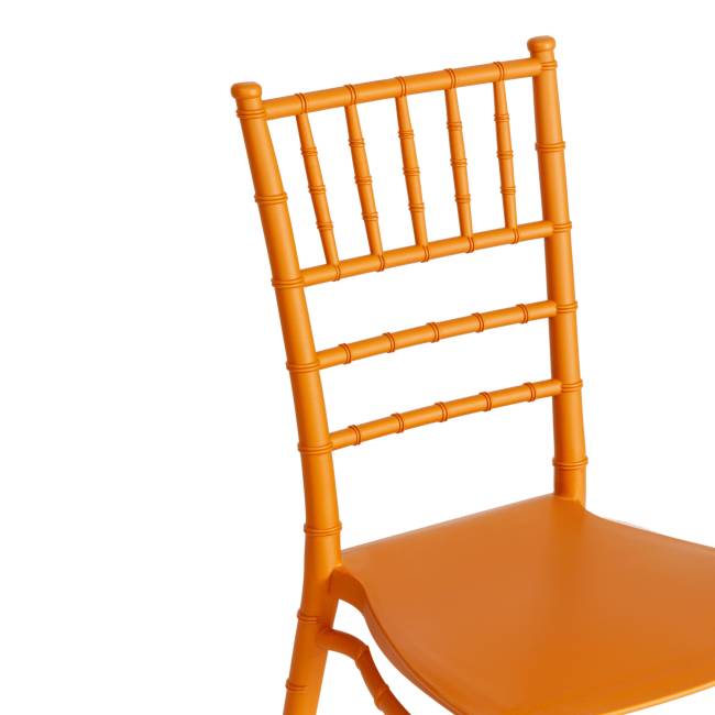 Стул CHAVARI (mod. 101) пластик, 40.5 х 49 х 88.5 см, Golden (Золотой)  (Комплект из 2 шт.) золото пластик