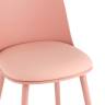 Стул Fog с подушкой пластик пыльно-розовый