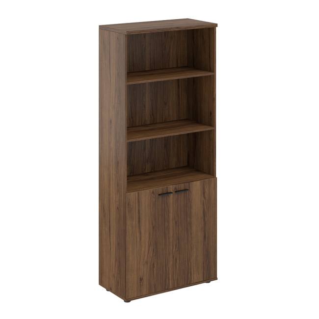 SG.831.DM.DM / Шкаф высокий полуоткрытый 800х400х1955, 2-х дв, з.ст HDF / корпус: дуб модена; фасады: дуб модена