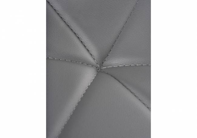 Вальд экокожа серый / серый глянец