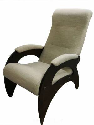 Кресло качалка "Мария" 59х93х99, Темный орех / Бинго 31