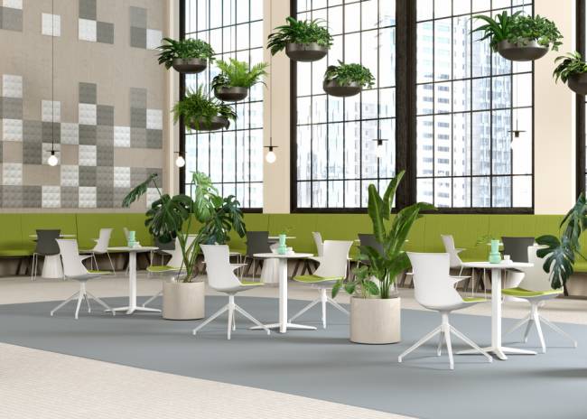 Стул офисный пластиковый Tema U 725х725х860 мм Стул офисный пластиковый Tema U 725х725х860 мм