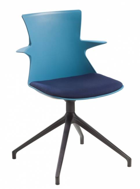 Стул офисный пластиковый Tema U 725х725х860 мм Стул офисный пластиковый Tema U 725х725х860 мм