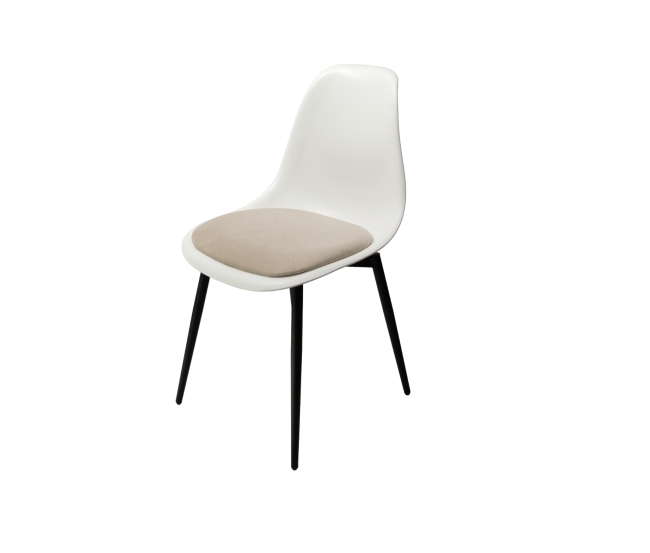 Стул Туссе пластик+подушка