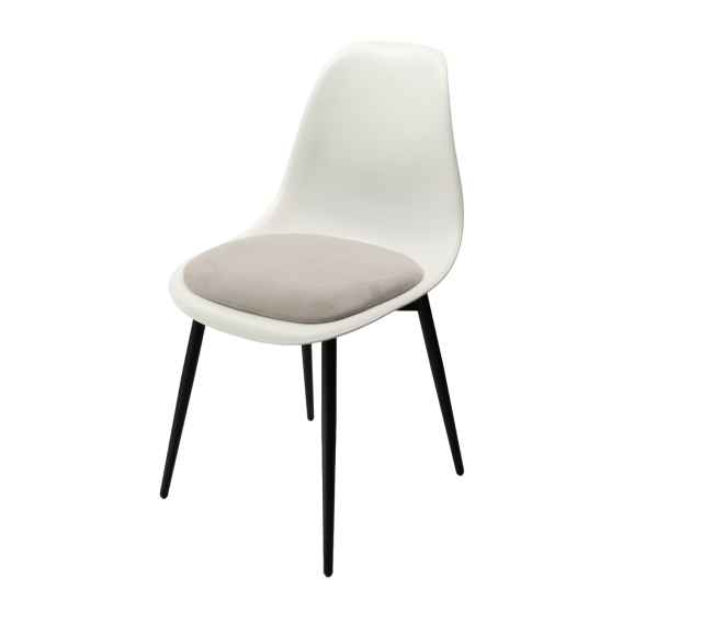 Стул Туссе пластик+подушка