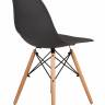 Стул обеденный DOBRIN DSW, ножки светлый бук, цвет тёмно-серый (GR-04)