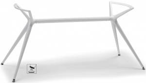 Подстолье металлическое двойное Metropolis XL белый 1400х620х740 мм