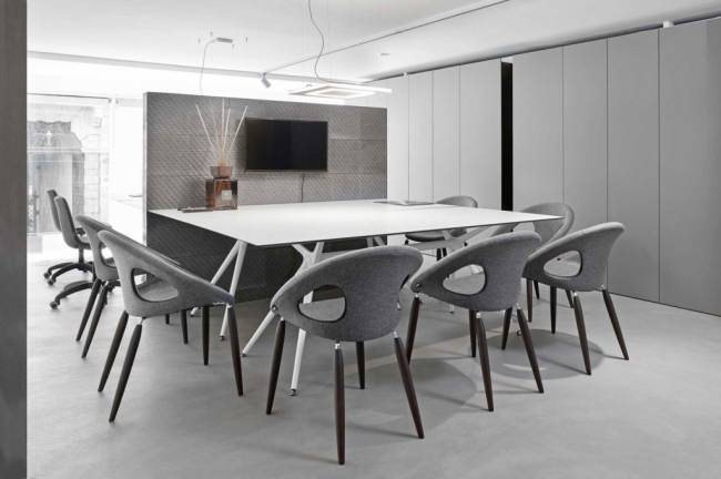 Подстолье металлическое двойное Metropolis XL белый 1400х620х740 мм