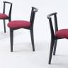 Стул Франк ПМ чёрный/красный