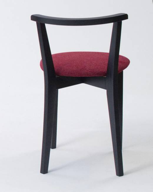 Стул Франк ПМ чёрный/красный