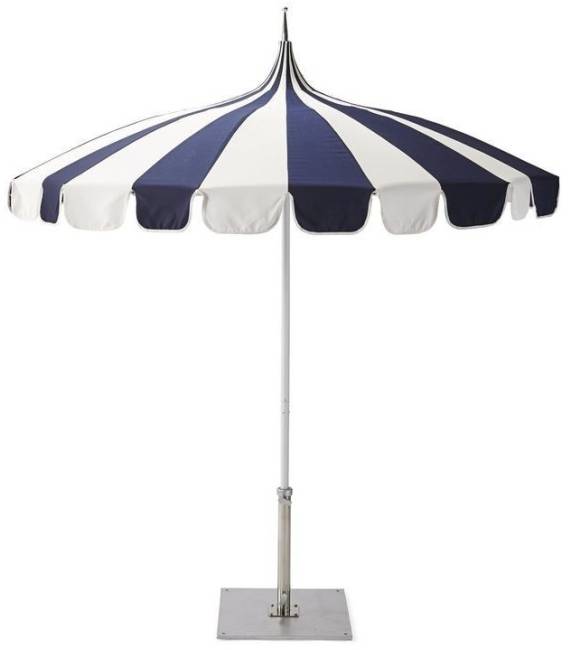 Зонт пляжный профессиональный Ø2.2 м Dali белый 15, синий 10 Ø2200 мм Зонт пляжный профессиональный Ø2.2 м Dali белый 15, синий 10 Ø2200 мм