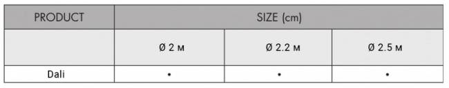 Зонт пляжный профессиональный Ø2.2 м Dali белый 15, синий 10 Ø2200 мм Зонт пляжный профессиональный Ø2.2 м Dali белый 15, синий 10 Ø2200 мм