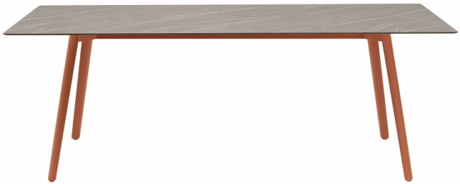 Стол ламинированный Squid терракотовый, камень 2090х1000х730 мм