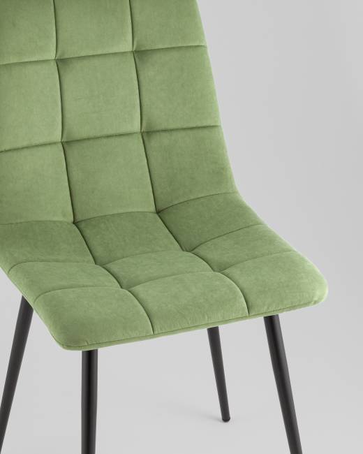 Стул Одди Original Square велюр пыльно-оливковый 4 шт.