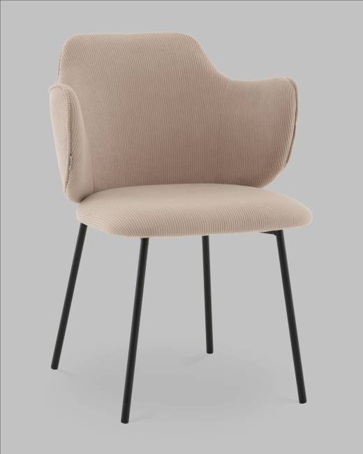 Стул Джиннет NEW велюр бежевый 2 шт.