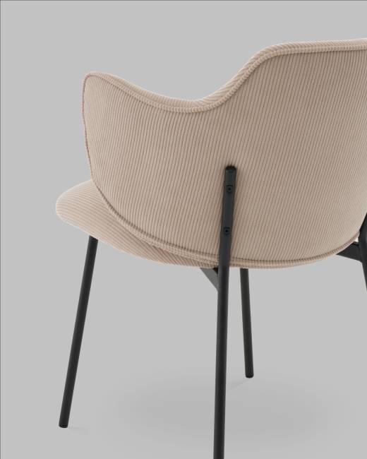 Стул Джиннет NEW велюр бежевый 2 шт.