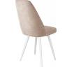 Стул DikLine 327 поворотный B03 BEIGE, ножки белые