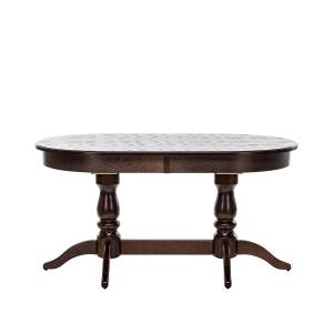 Стол раздвижной Leset Каролина 1Р Орех шоколадный