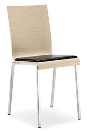 Стул деревянный c обивкой Kuadra 460х540х845 мм