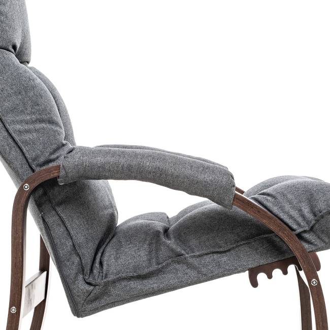 Кресло-трансформер Leset Левада Орех текстура Malmo 95 (темно-серый) Кресло-трансформер Leset Левада Орех текстура Malmo 95 (темно-серый)
