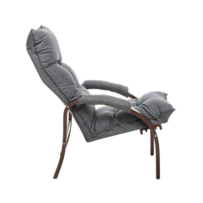 Кресло-трансформер Leset Левада Орех текстура Malmo 95 (темно-серый)