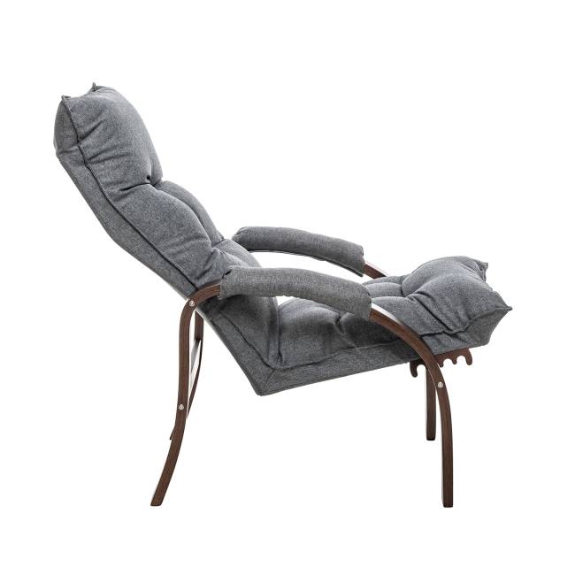 Кресло-трансформер Leset Левада Орех текстура Malmo 95 (темно-серый)