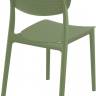 Стул пластиковый Lucy оливковый 450х530х820 мм
