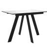 Стол DikLine DKD120 керамика 120(160)х80, Carrara Gloss (мрамор глянец белый), опоры черные (2уп.) Стол DikLine DKD120 керамика 120(160)х80, Carrara Gloss (мрамор глянец белый), опоры черные (2уп.)