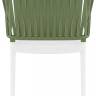 Кресло пластиковое Portofino белый, оливковый 580х580х800 мм