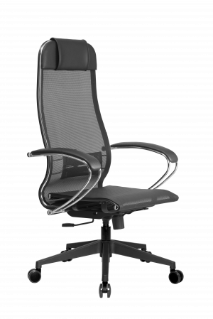 Кресло МЕТТА-4(MPRU)/подл.131/осн.002, черный