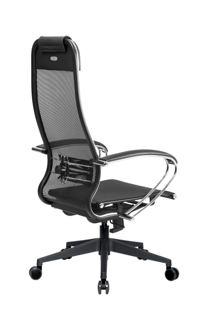 Кресло МЕТТА-4(MPRU)/подл.131/осн.002, черный