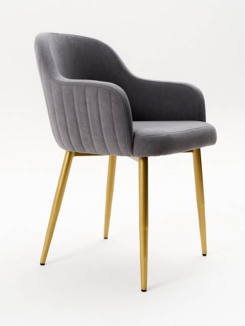 Стул Modern Gray / Gold
