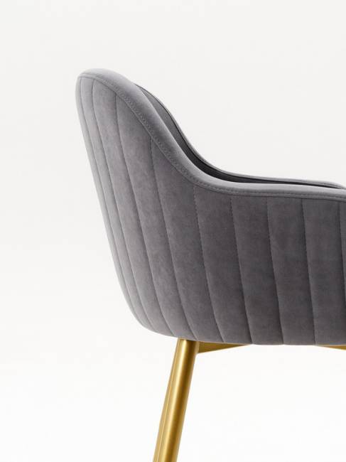 Стул Modern Gray / Gold