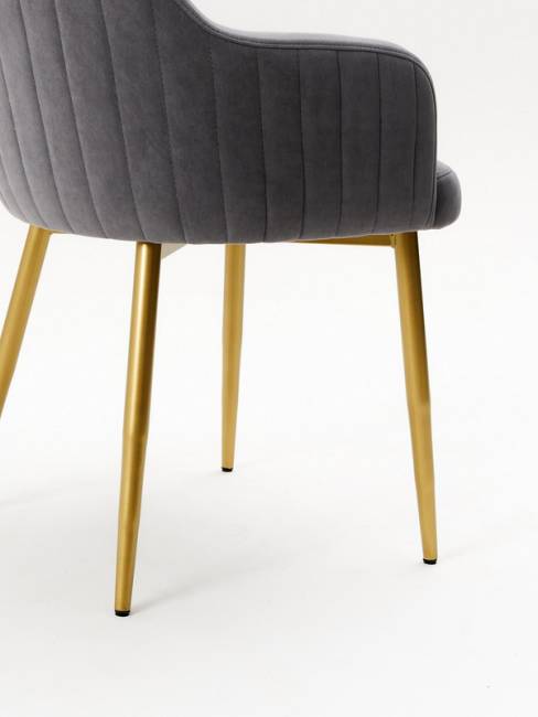 Стул Modern Gray / Gold