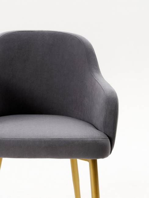 Стул Modern Gray / Gold