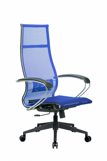 Кресло МЕТТА-7(MPRU)/подл.131/осн.002, васильковый/васильковый