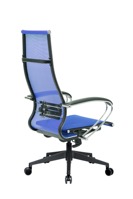 Кресло МЕТТА-7(MPRU)/подл.131/осн.002, васильковый/васильковый