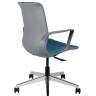 Кресло офисное / Некст С / синяя ткань / темно серый пластик