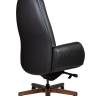 Кресло офисное / Верди / Verdi / черная кожа