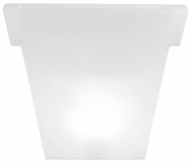 Кашпо пластиковое светящееся Il Vaso Lighting белый 1680х380х1400 мм