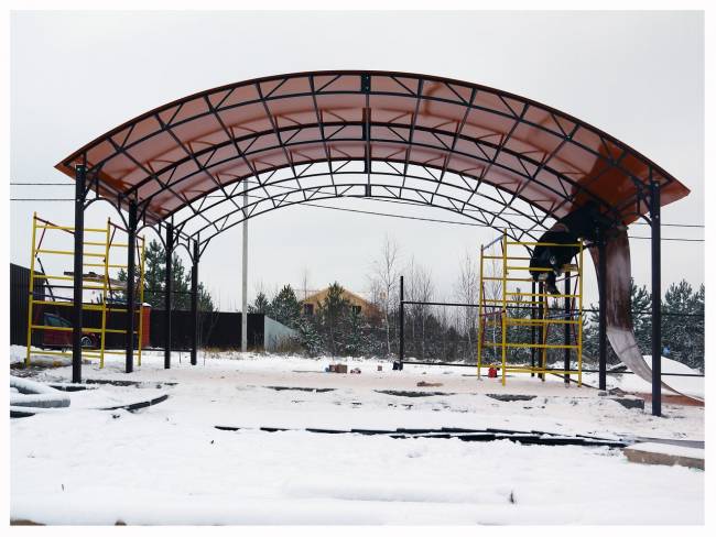 Автонавес шириной:7х6м